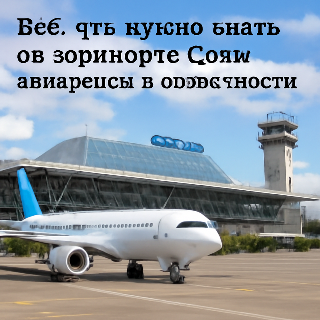 Всё, что нужно знать об аэропорте Сочи: авиарейсы и особенности