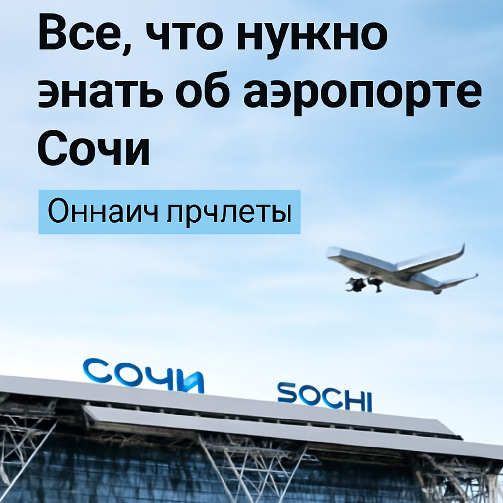 Все, что нужно знать об аэропорте Сочи онлайн прилеты