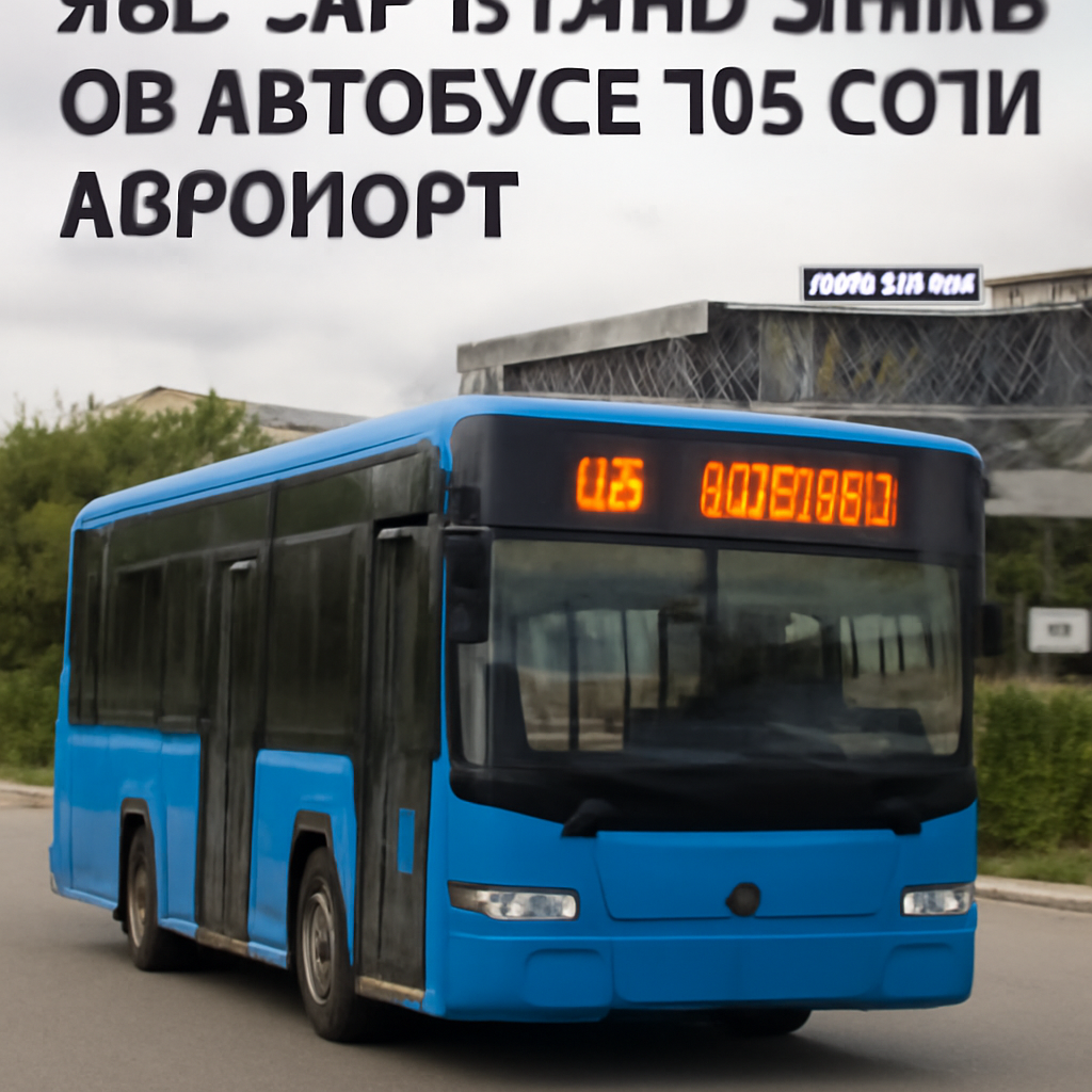 Все, что нужно знать об автобусе 105 Сочи аэропорт