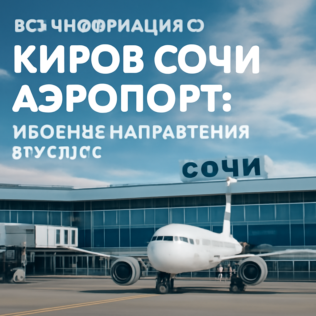 Вся информация о Киров Сочи аэропорт: удобные направления и услуги