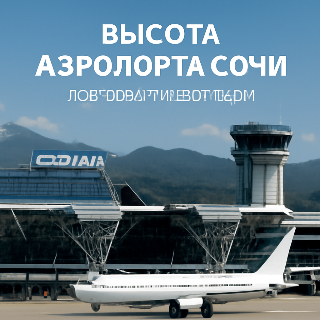 Высота аэропорта сочи - подробная информация
