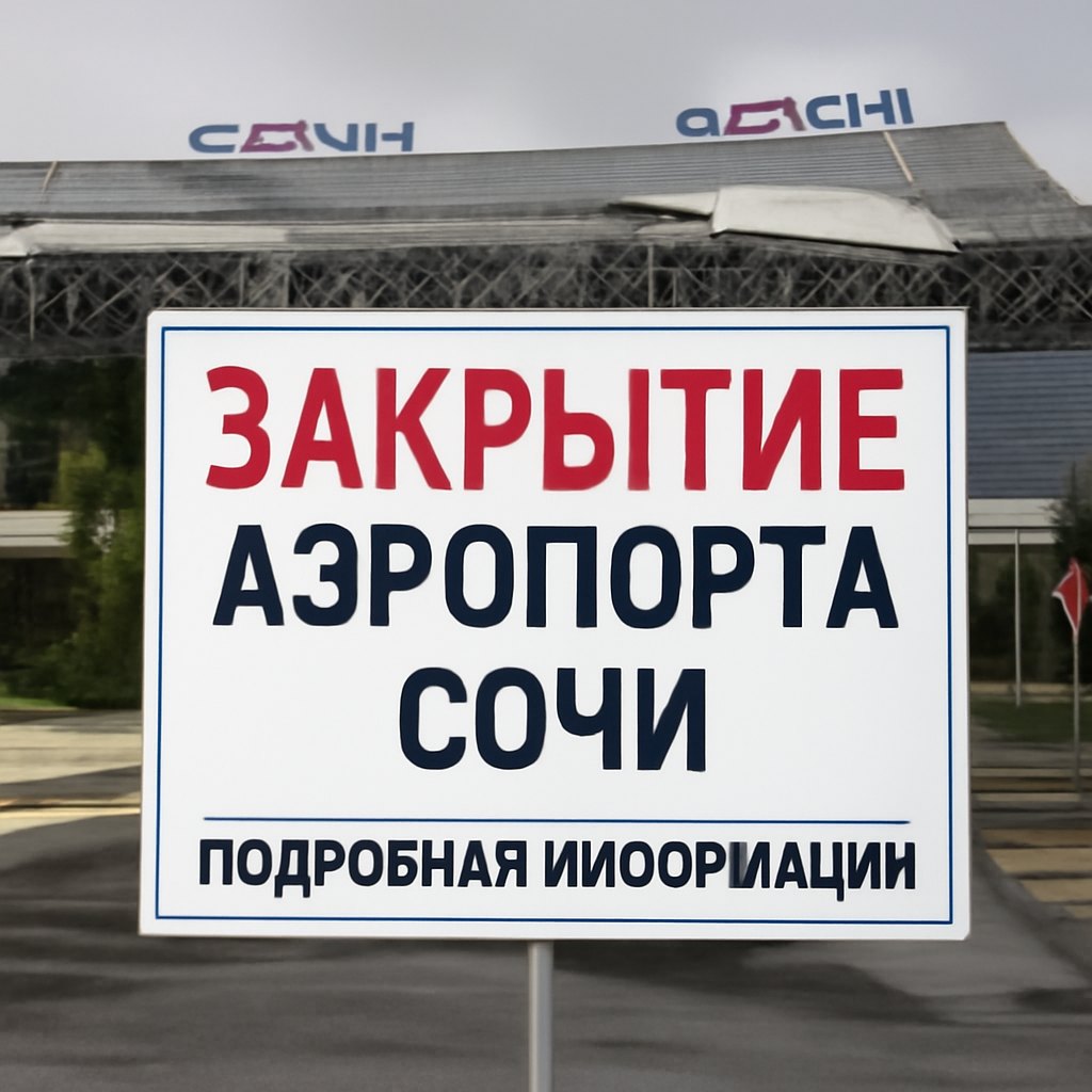 Закрытие аэропорта сочи - подробная информация